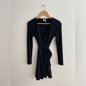 Black Cache-coeur dress